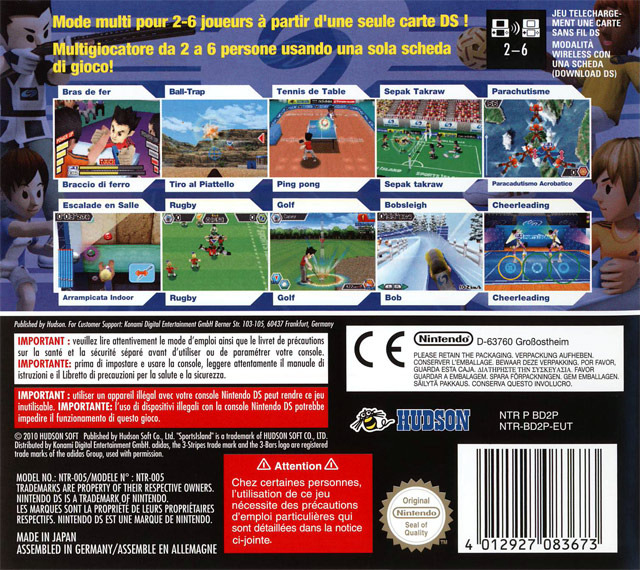 Sports Island DS - Jeux Nintendo DS