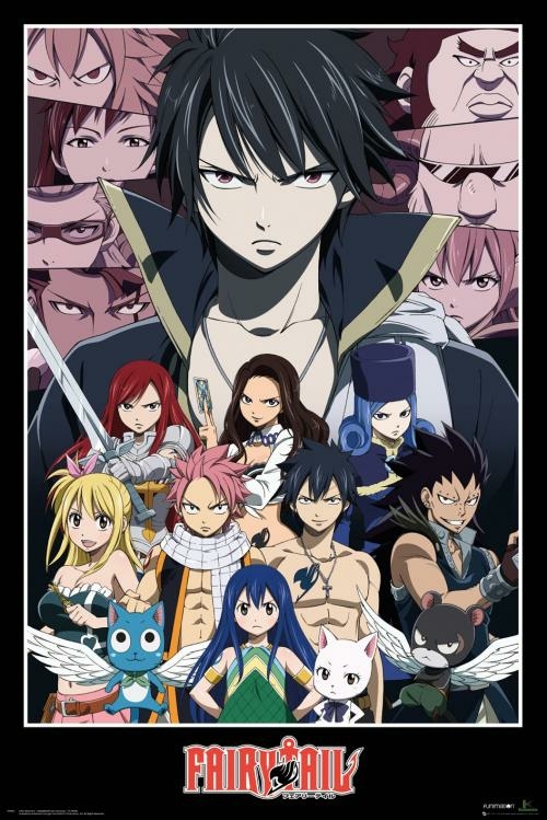 Fairy Tail Groupe Poster 61x91 5cm