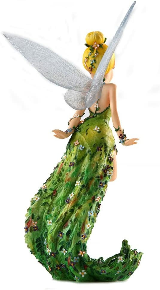 Enesco A25246 Figurine Fée Clochette avec des Fleurs On t'Aime Résine 8 cm