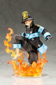 Fire force - shinra kusakabe - figurine 1/8 pvc artfxj brille la nuit