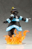 Fire force - shinra kusakabe - figurine 1/8 pvc artfxj brille la nuit