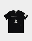 Sony - playstation - black & white logo - t-shirt - T-Shirts