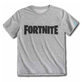 Fortnite - t-shirt kids logo grey (14 ans)