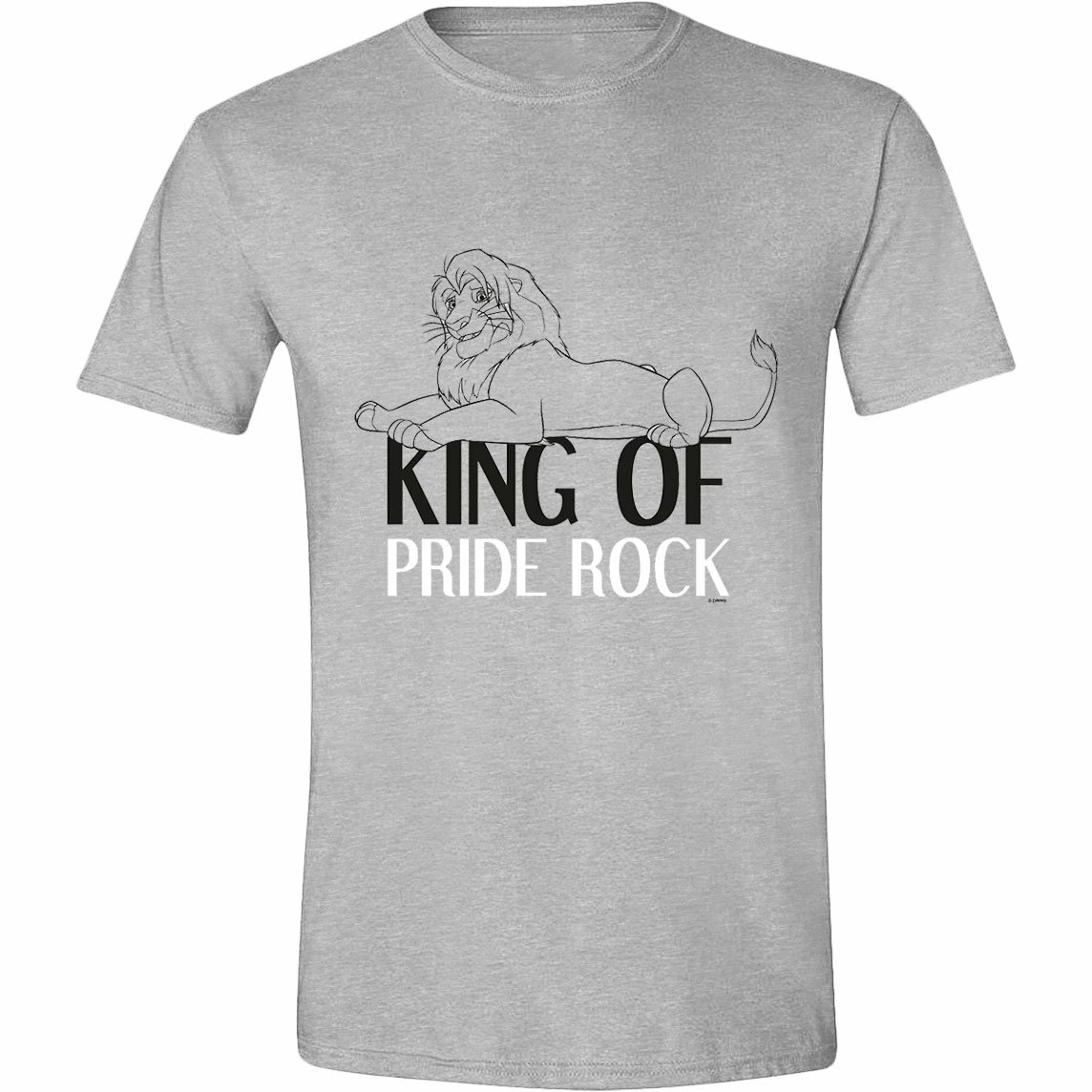 Disney - t-shirt - le roi lion : king of the jungle (xxl)