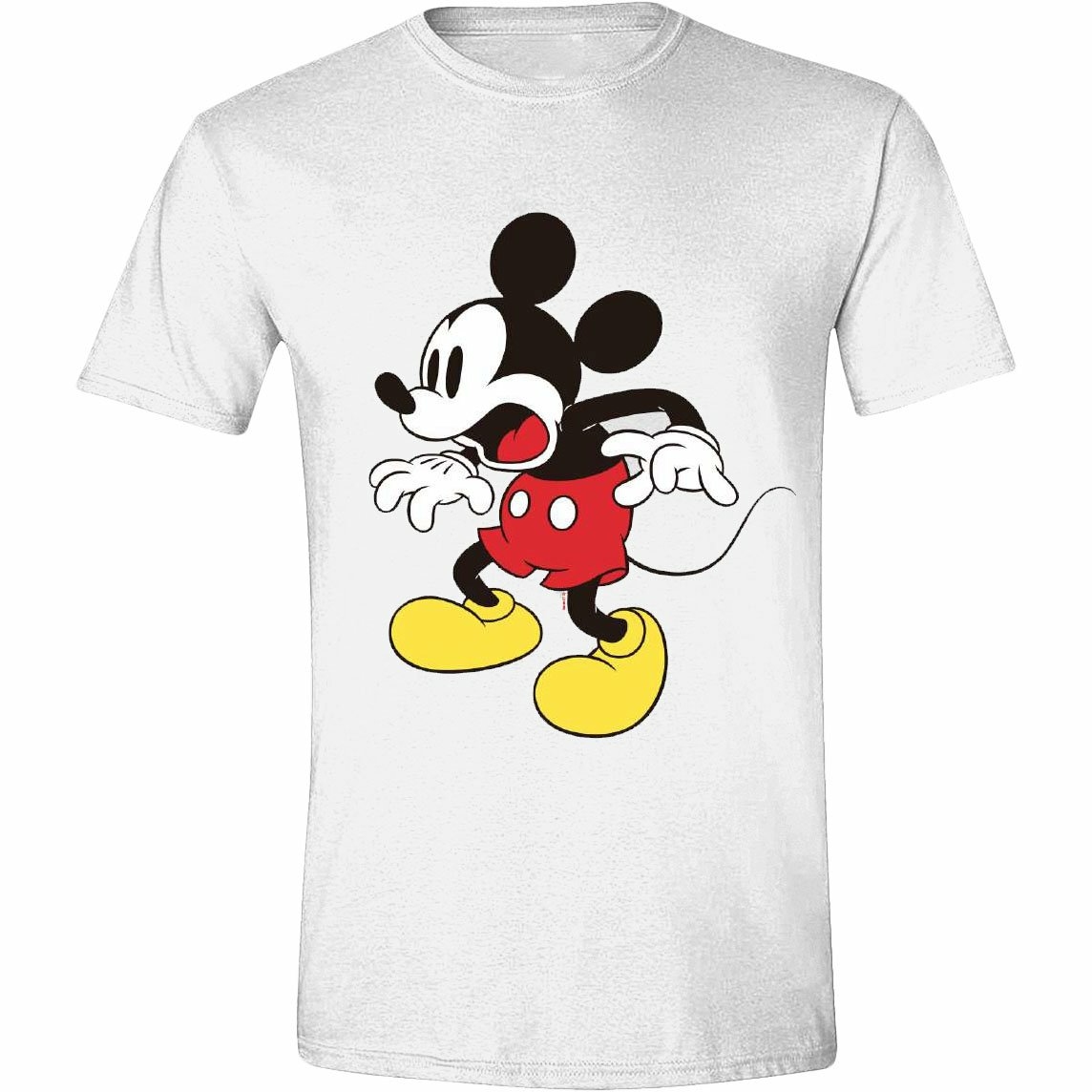 Disney T Shirt Mickey Mouse Shocking Face M