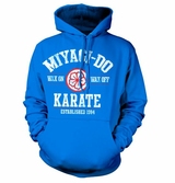 Karate kid - miyagi-do karate 1984 hoodie - blue (l)