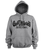 Gas monkey - sweat hoodie - logo - grey (xxl)