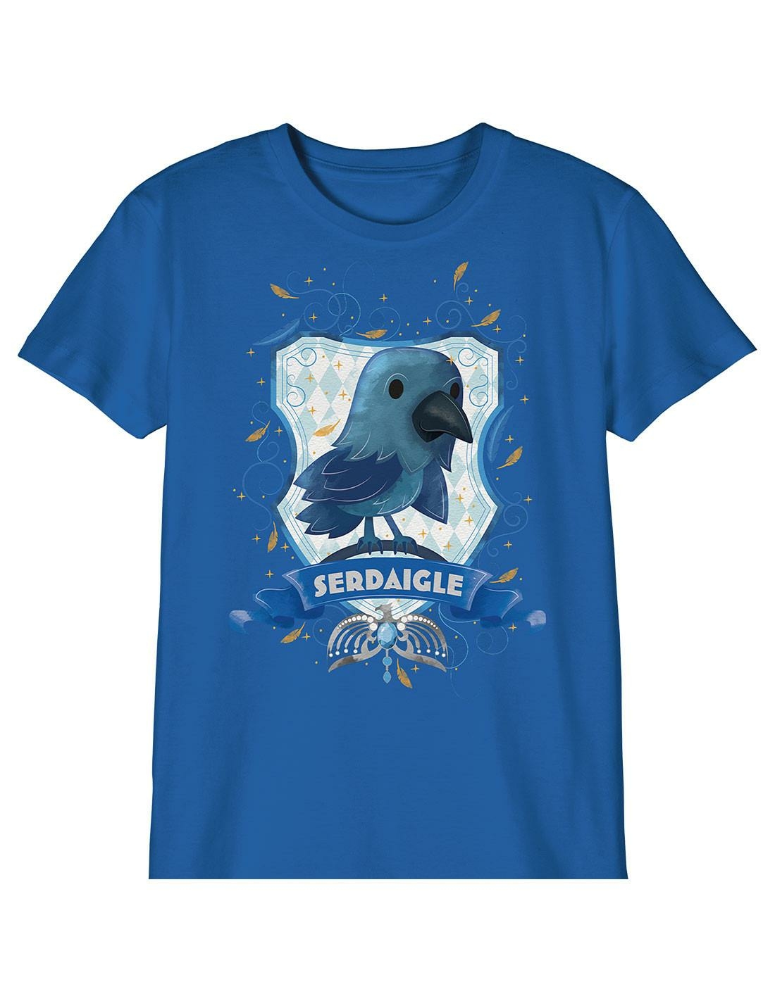 Harry potter t shirt bleu blason de serdaigle chibi gar on 10 ans