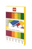 Pack de 12 marqueurs brique lego