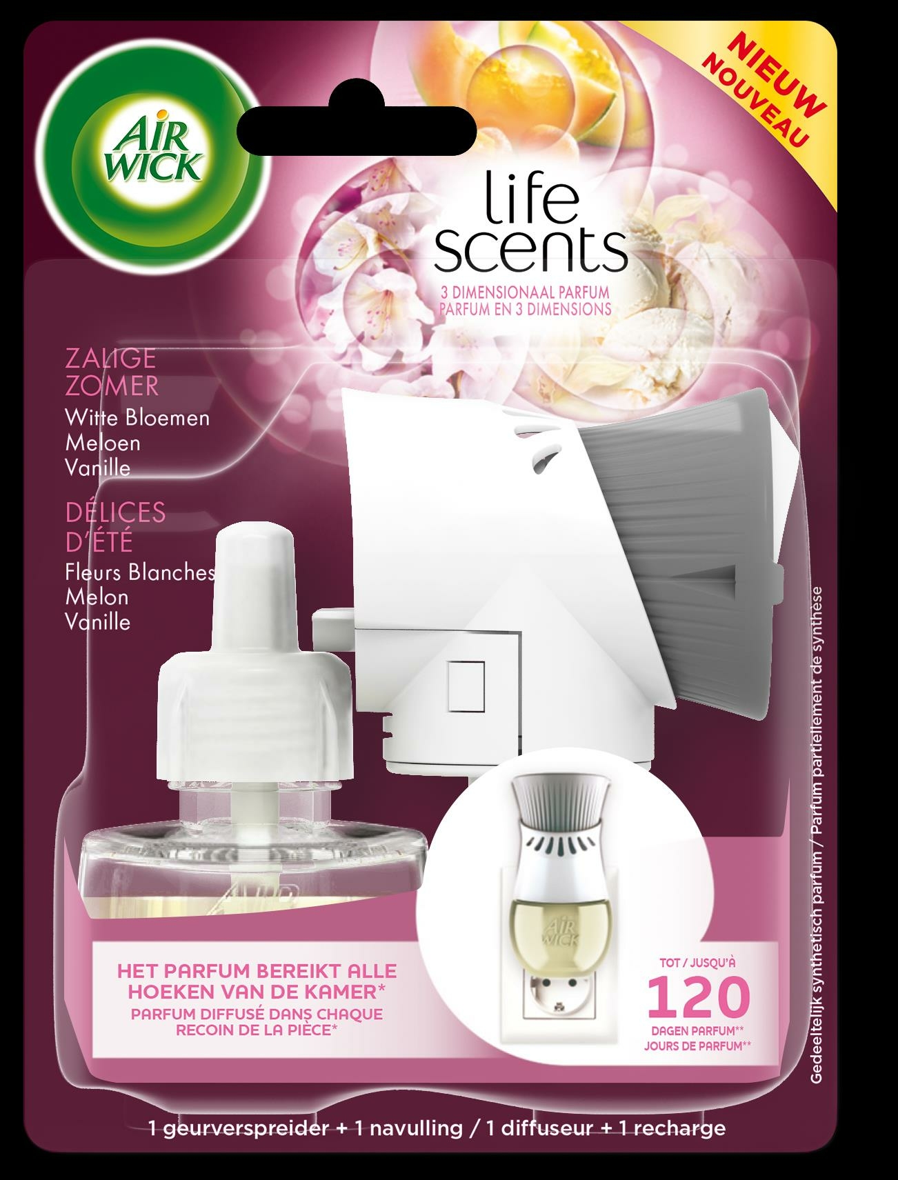 Air Wick Recharge Diffuseur Electrique Fleur de Vanille & Délices