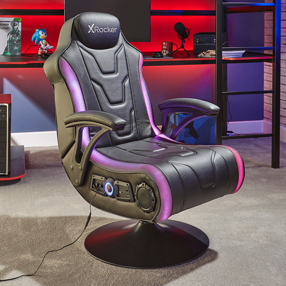 x rocker multimedia gaming chair