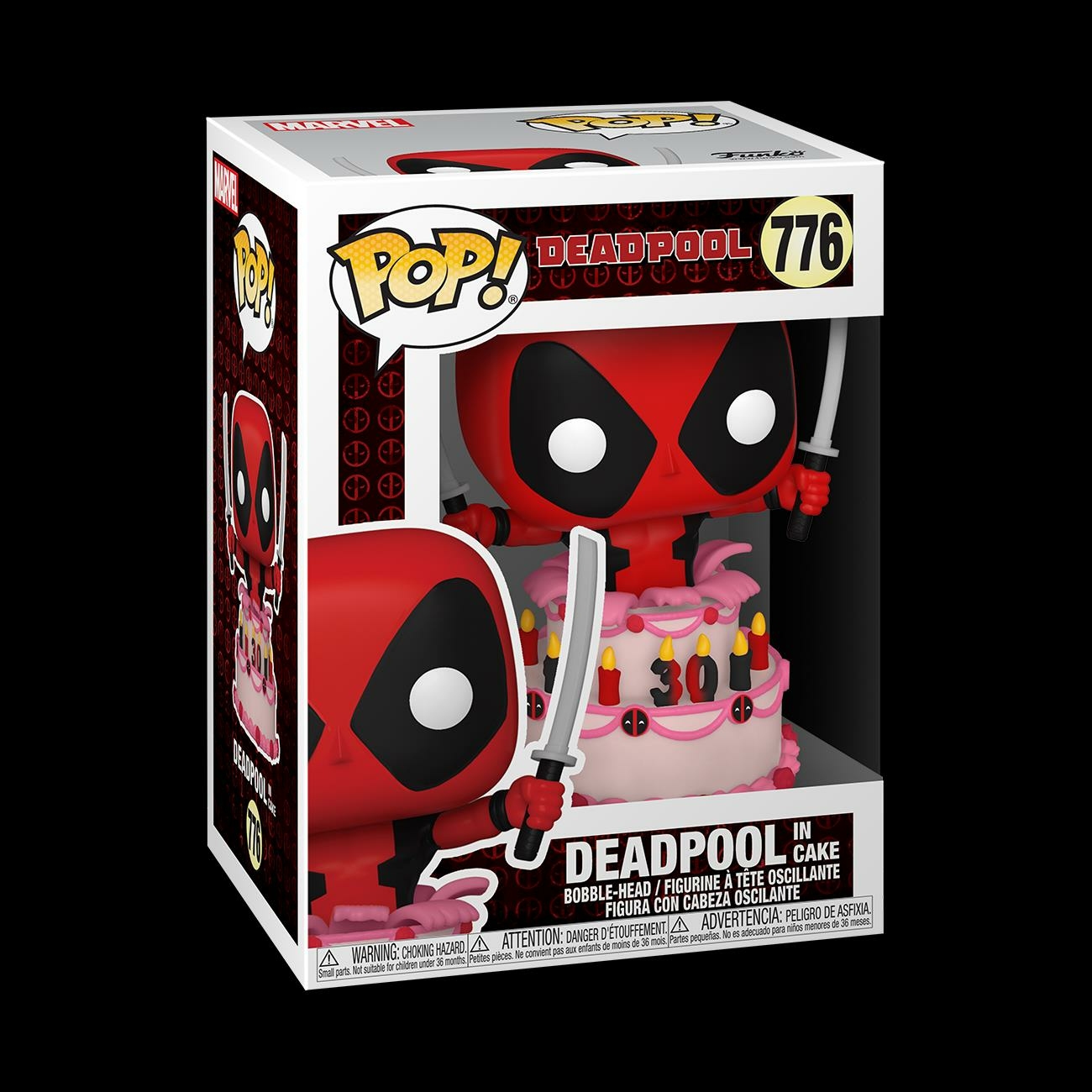 Funko pop! marvel deadpool 30th anniversary deadpool in cake