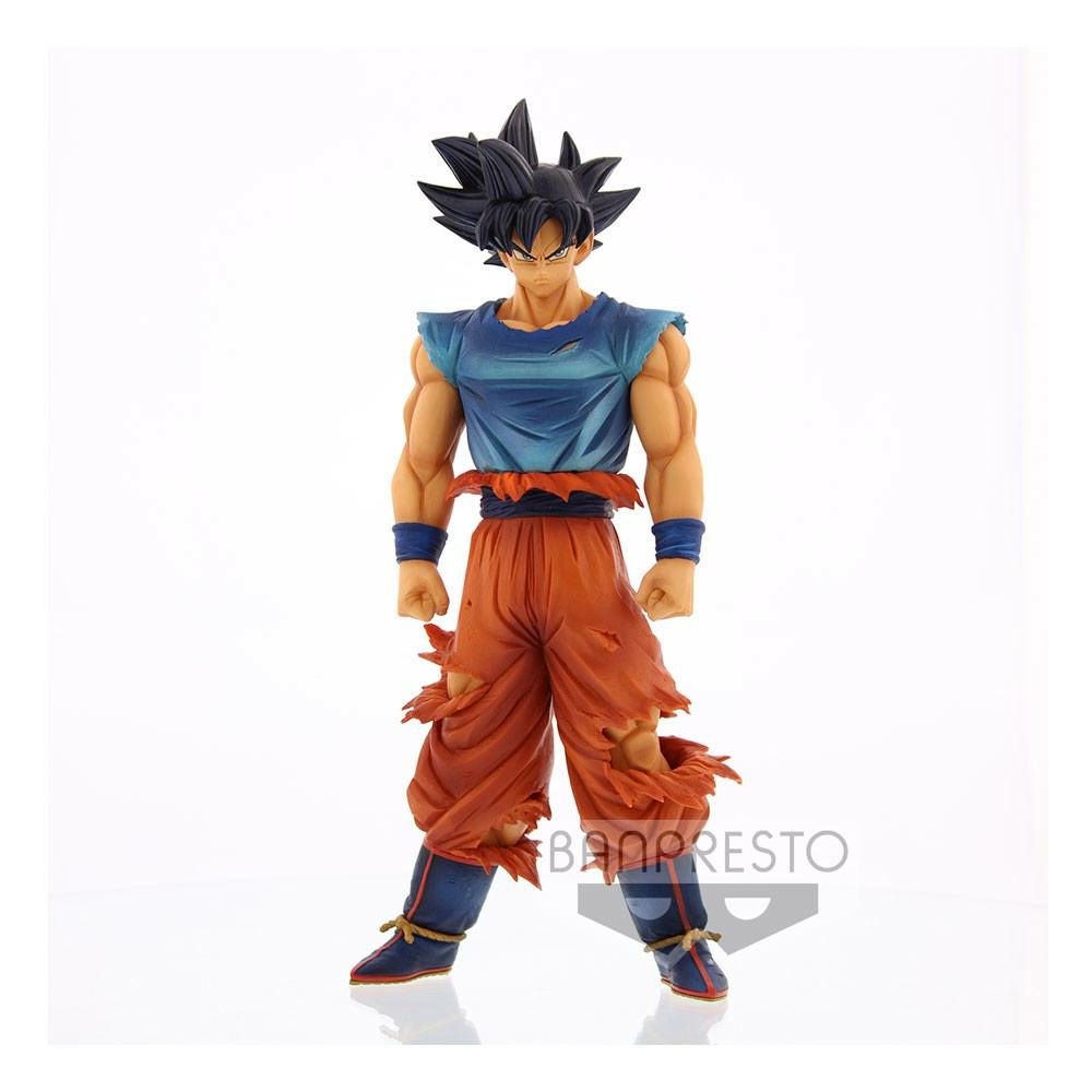 Statue Dragon Ball Son Goku Ultra instinct avec socle PVC 38 cm