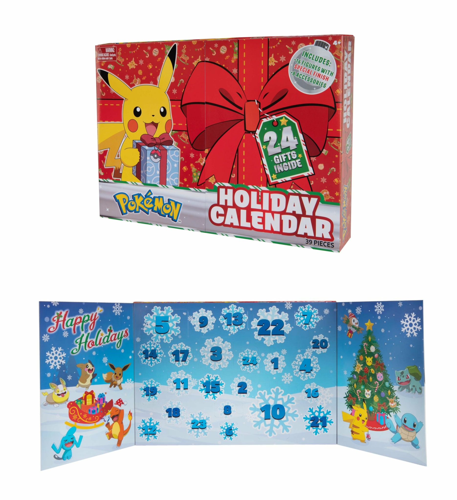 POKEMON - Calendrier de l'avent Deluxe lumineux et sonore - PokeCards