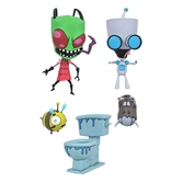 Invader zim série 1 pack 2 figurines zim & gir 9 cm