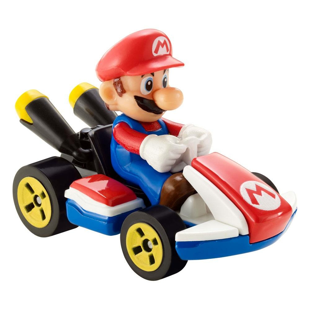 Mario Kart Hot Wheels Véhicule Métal 164 Mario Standard Kart 8 Cm 4727