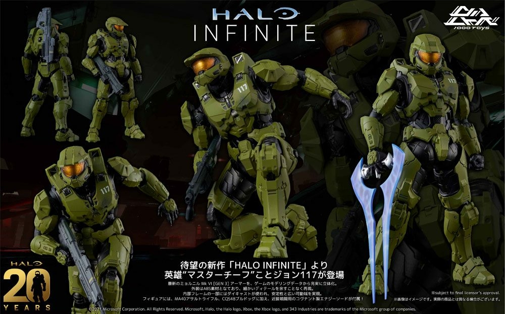 Halo – Re:Edit Master Chief 1/12 Scale Figure By 1000Toys