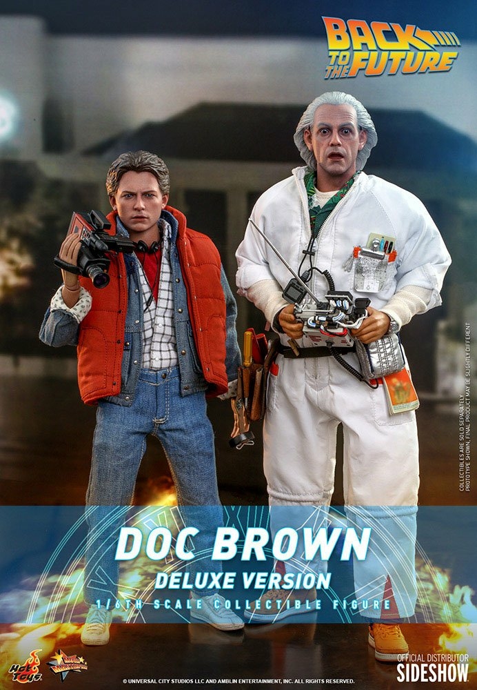 Hot Toys Doc Brown - Retour vers le futur III