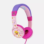 Pinkfong and baby shark / pink headphones for kids