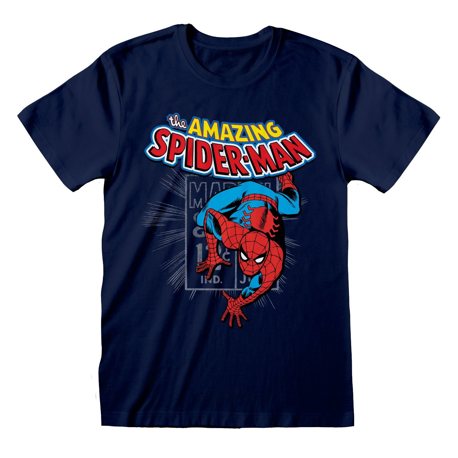 Marvel t shirt enfant bleu marine the amazing spider man 3 4 ans