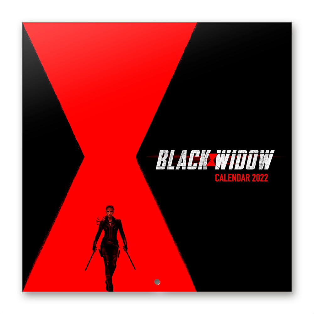 Marvel black widow calendrier 2022 '30x30cm'