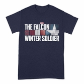 The falcon and the winter soldier t-shirt action hr logo (m) - T-Shirts