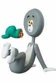 Tom & jerry mini figurines udf série 3 tom (head in the shape of the pan) & jerry (in the vinyl hose) 4 - 9 cm