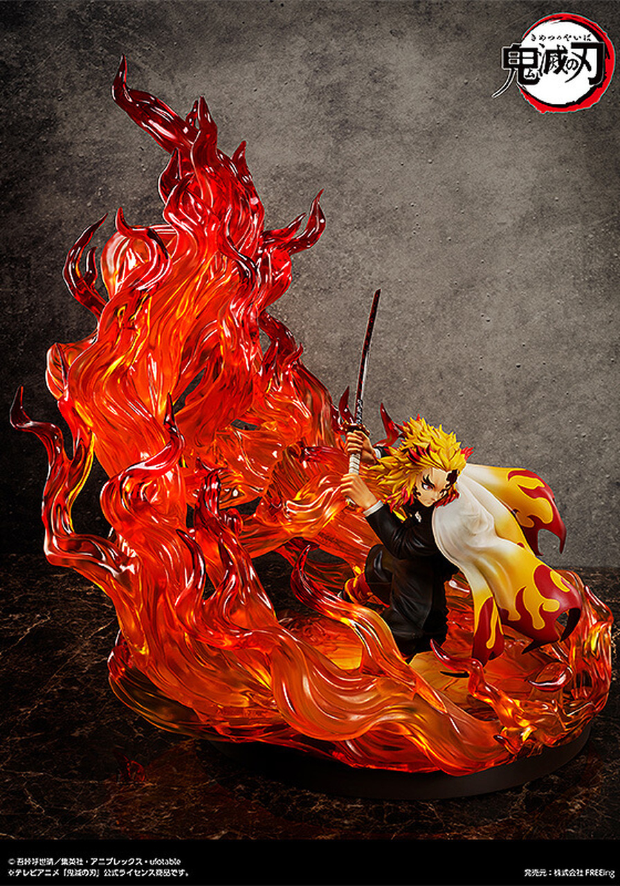 Aurabeam Rengoku Kyojuro Démons Chasseur Demons Slayer Porte-clés Anime  japonais & Manga Figurine Pendentif Bague Cadeau, Coloré Rouge Jaune,  taille unique : : Mode