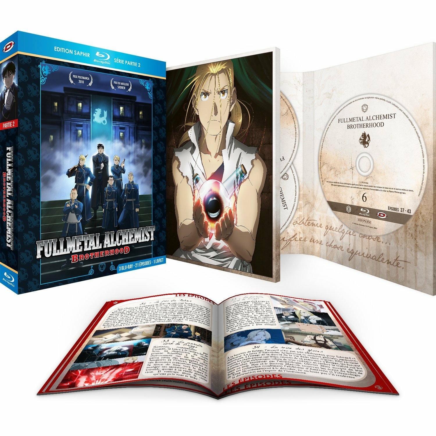 Fullmetal Alchemist Brotherhood : Partie 2 édition Saphir - Blu-ray