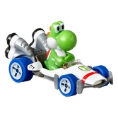 Mario kart hot wheels véhicule métal 1/64 yoshi (b dasher) 8 cm - Véhicules