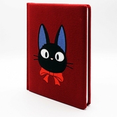 Studio ghibli - kiki la petite sorcière - carnet feutrine jiji