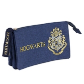 Harry potter - trousse 3 compartiments - poudlard