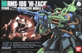 Gundam - hguc 1/144 rms-106 hi-zack - model kit