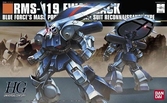 Gundam - hg 1/144 rms-119 ewac zack - model kit