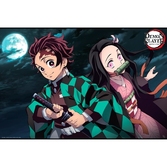 Demon slayer - tanjiro & nezuko - poster 91x61cm