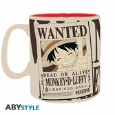 One piece - luffy & wanted - mug 460ml