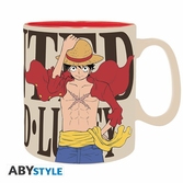 One piece - luffy & wanted - mug 460ml