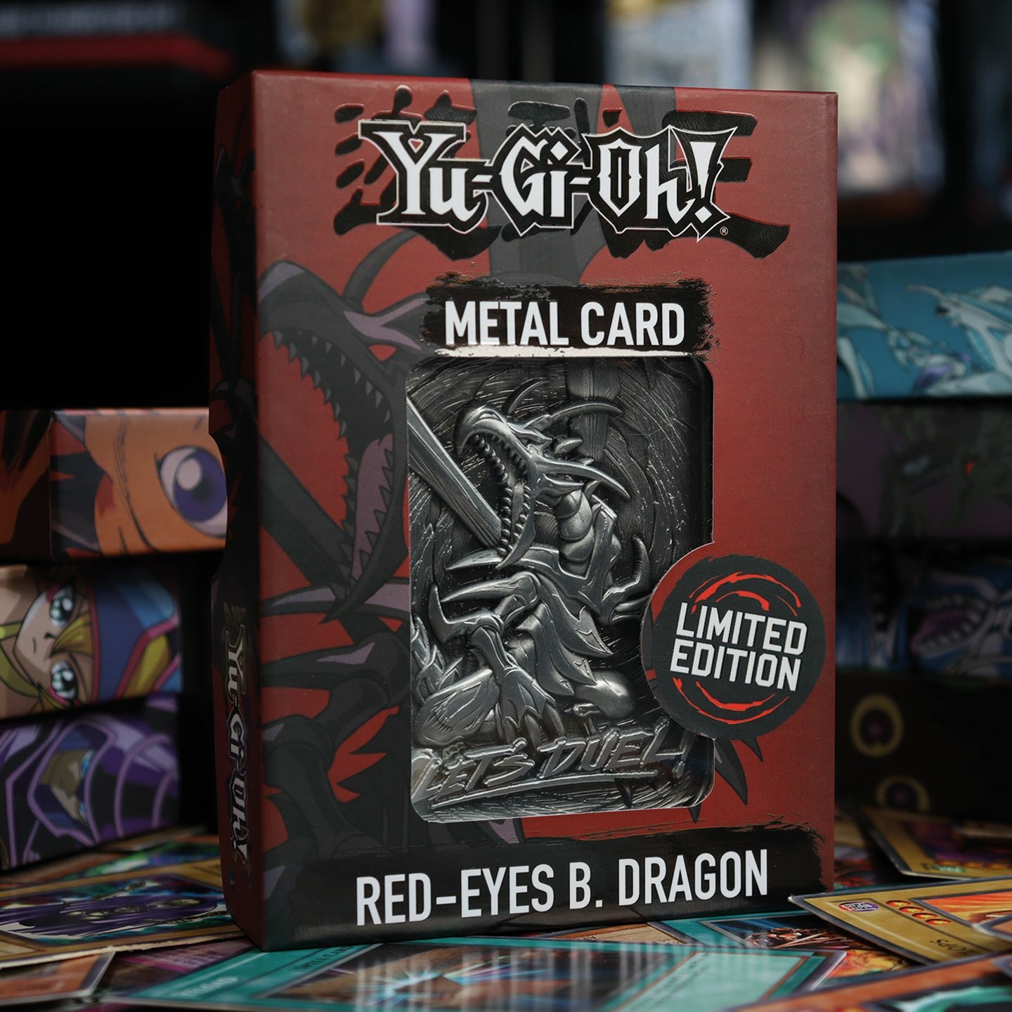 Yu-gi-oh! - Red Eyes B. Dragon - Carte Métal Collector