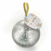 Harry potter - boule de noël cadeau - collier poufsouffle