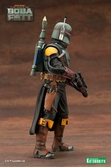 Star wars: the book of boba fett statuette pvc artfx+ 1/10 boba fett white armor ver. 18 cm