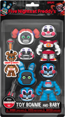 Fnaf - toy bonnie & baby - double snap pack funko