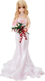 Fate/kaleid liner prisma illya statuette pvc illyasviel von einzbern: wedding dress ver. 21 cm