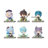 Genshin impact pack 6 figurines battle scene collection liyue edition 6 cm