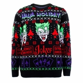 Dc comics sweatshirt christmas jumper joker - haha holidays (m)