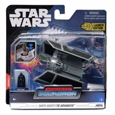 Star wars micro galaxy squadron véhicule avec figurine darth vader`s tie advanced 12 cm