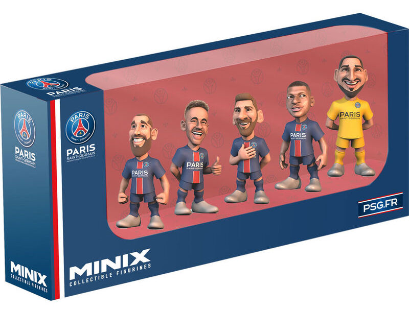 FOOTBALL - PSG - Pack de 5 Figurine Minix 7cm : : Figurine  Minix Football