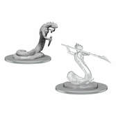 Critical role miniatures à peindre serpentfolk & serpentfolk ghost