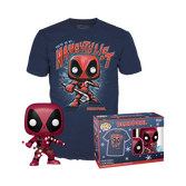 Marvel - booble head pop n° xx - deadpool hld + t-shirt (l)