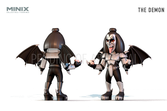 Kiss - the demon - figurine minix 12cm