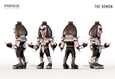 Kiss - the demon - figurine minix 12cm